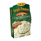 Simply Potatoes Mashed Potatoes Sour Cream & Chive Left Picture